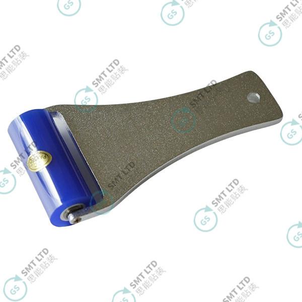 12 Inch Silicone Dust Roller with Anti Static Properties and Black Aluminum Plastic Handle for Clean Room Applications