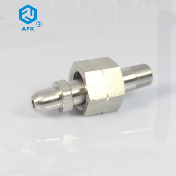 DIN477 BS341 CGA Gas Cylinder Adapter Stainless Steel Forged