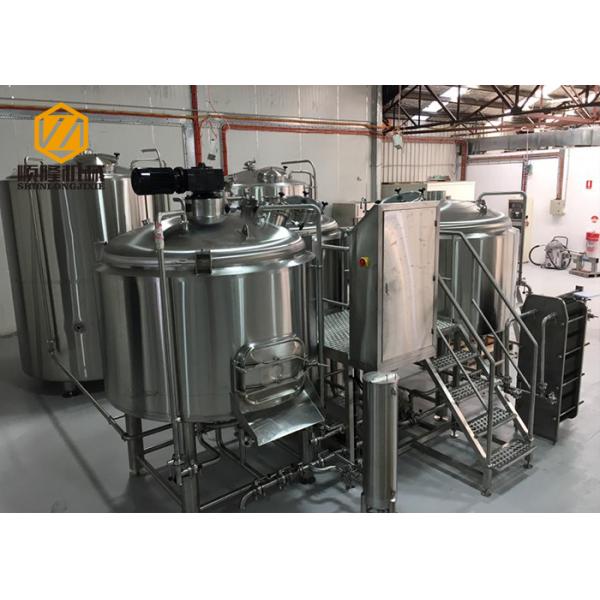 Beer Processing Small Brewery Equipment 500L / 1000L Convenient Operation