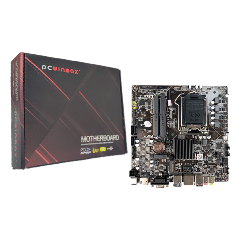 PCWINMAX Новая H510 LGA1200 Мини ITX Материнская плата Двухканальная DDR4 VGA+HD Выход Промышленная материнская плата