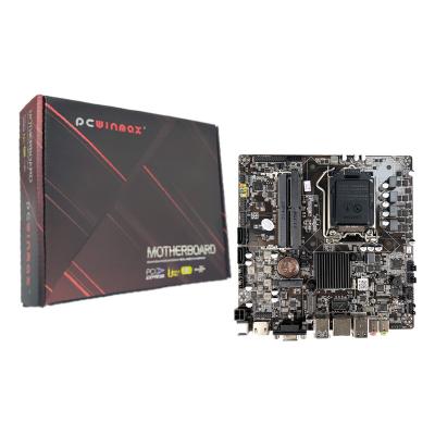 PCWINMAX New H510 LGA1200 Mini ITX Motherboard Dual Channel DDR4 VGA+HD Output Industrial Mainboard