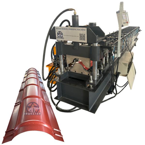 312 Cap ridge roll forming machine in Romania Cap ridge roll forming machine | Capping roll forming machine