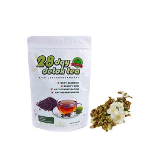 Buckwheat Jasmine Lotus Slimming Tea with Beauty Skin Metabolism Support and Low Fat Sugar Free