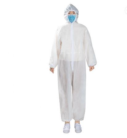 Type5/6 Disposable Protective Coveralls Uniform Non Sterile Good Air Permeability