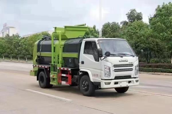 Manual Transmission JMC 4*2 Kitchen Garbage Truck Swill Collection and Waste Transfer Truck for Waste Management