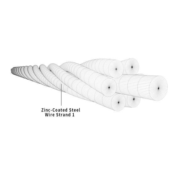 Galvanized steel wire strand-BS 183 standard