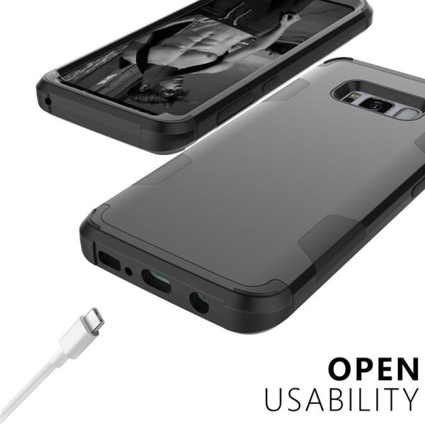 Camera Protection Back Cover Raised Edges Screen Protection For Samsung S8 Plus