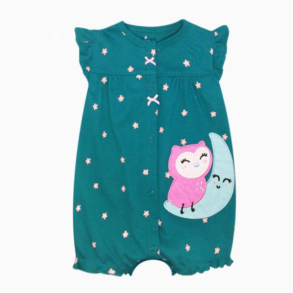 Printing Baby Clothes Summer Onesies Baby Clothes Short Sleeve Girl Rompers for Sale
