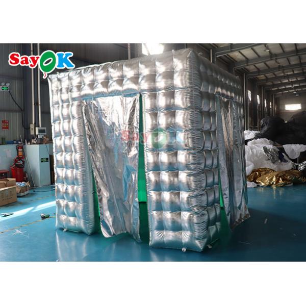 Outdoor Nightclub Inflatable Light Party Cube Tent Photo Booth Advertising Custom