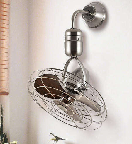 Ventilateur de plafond mural haute vitesse de 16 pouces avec télécommande, contreplaqué, 3 pales, pour halls d'entrée, salons, hôtels