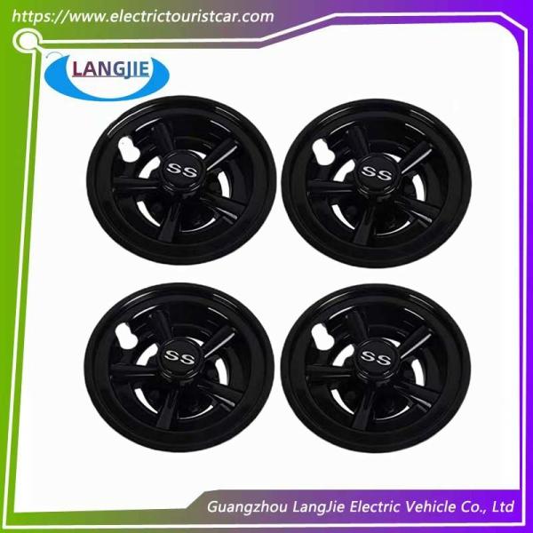 Yamaha Cobertura de ruedas de aleación de cromo Golf Cart 4x8 Inch Accesorios del eje de ruedas