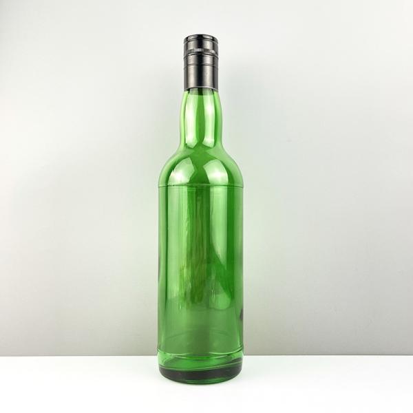 Garrafa de vidro para bebidas suco cerveja vodka uísque rum gin óleo 250 ml 500 ml 750 ml