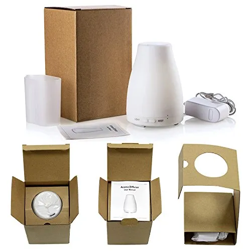 Portable Innogear Essential Oil Diffuser Ultrasonic Aroma Diffuser Urpower Diffuser 100ml with Color LED Lights Changing