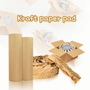 Double Layer Buffer Paper 14 X 100cm Kraft Brown Paper Pad 70GSM