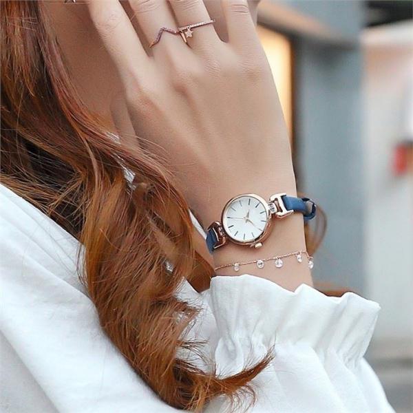 3ATM Waterproof Ladies Leather Strap Watches Luxury Leather Strap Female Watches