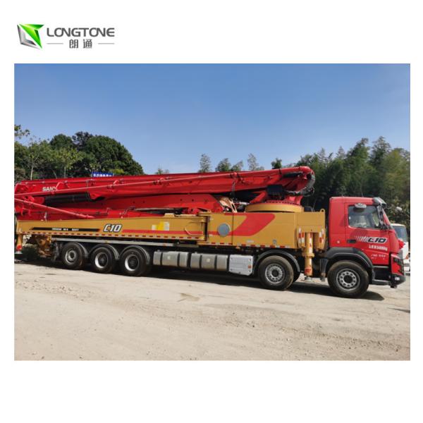 Germany Make Putzmeister 56m Used Concrete Pump Truck With Benz Chassis