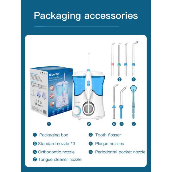 Настольное электрическое устное Irrigator, зубоврачебный водоструйный уборщик зубов