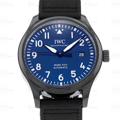 IWC Pilot IW324703 Super Clone 40mm Mark XVIII Black Dial Automatic Watch