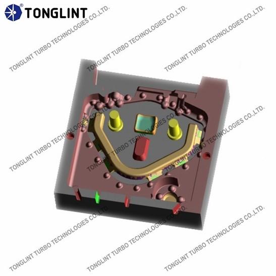 Template Pattern Gravity Die Casting Zinc / Metal Mold Casting for Turbocharger Housings