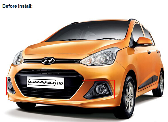 Hyundai i10 DRL LED Daytime driving Lights autobody parts aftermarket
