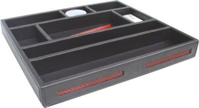 250*230*H30mm Hotel Leather Products Stationery Box Without  Lid