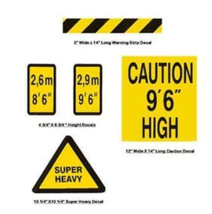 Pegatinas de Marcado de Contenedores Calcomanía Logotipo Material PVC Personalizado