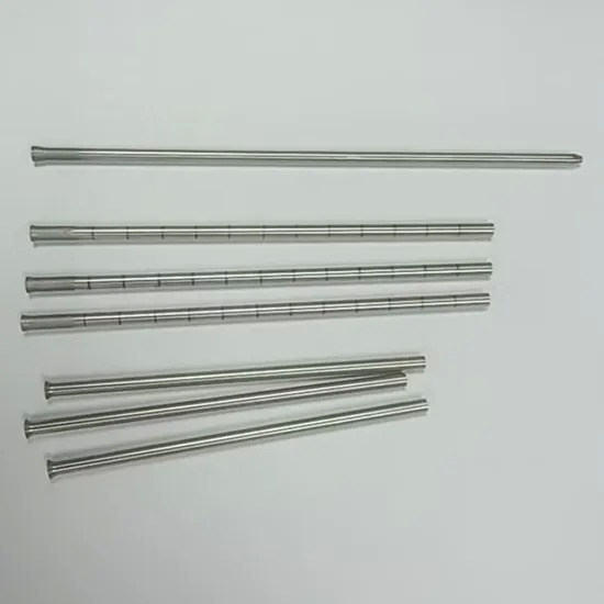 Capillary Stainless Steel Needle Circular Pipe Shaped With Sandblasting Scale