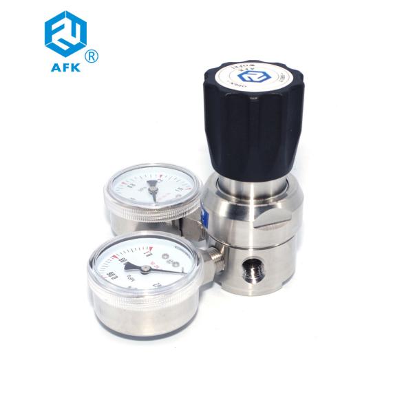 Fluxo alto PCTFE Seat do regulador de pressão 316 de aço inoxidável de R11 3000psi
