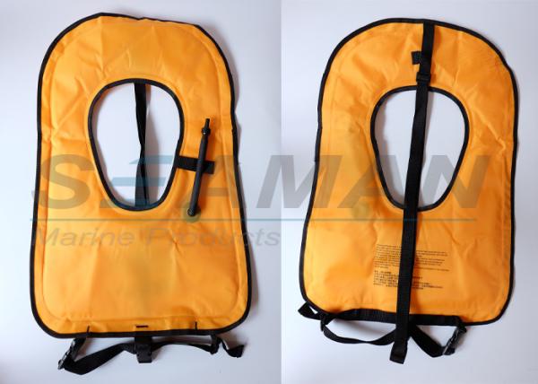uretano de nylon veste mergulhando adulta revestida do material desportivo da água da segurança 420D