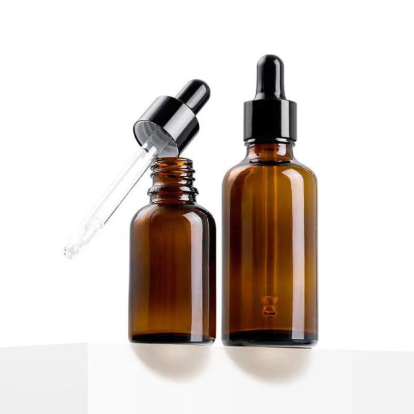 Wholesale Customized Colors YB Glass Essential Oil Bottle with Plastic Dropper and Silkscreen Printing in 10ml-100ml Capacity