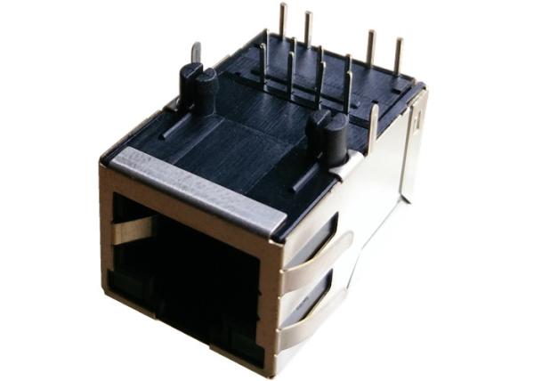 08B0-1X1T-03 Magnetic RJ45 Jack with integrated 10/100Mbps Lan Rj45 Female port