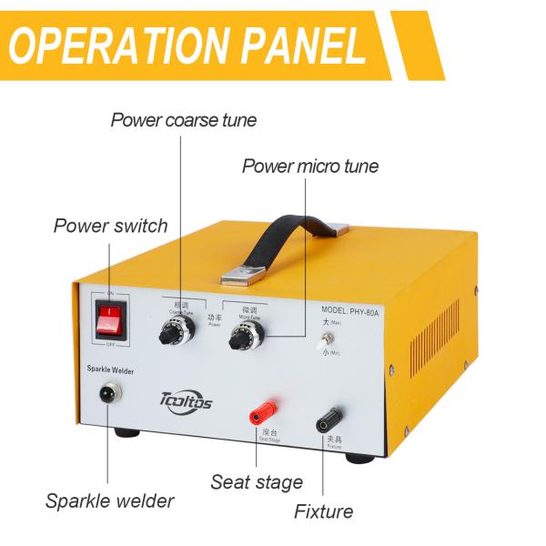 Easy Operation 80A Adjustable Jewelry Welding Machine