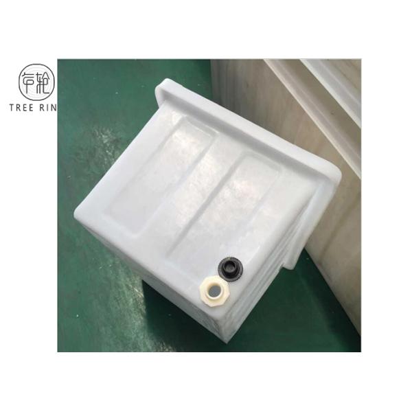 Тележка коробки 90 литров поли повторно используя открытую верхнюю цистерну с водой с колесом и крышками