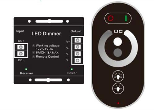 Wireless Touch Screen LED Strip Controller RF For Flexible RGB Strip Light