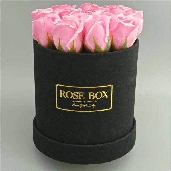Pink Paper Box LOGO Printing Custom with Ribbon Handle Packaging Rigid Box for Kids Gift