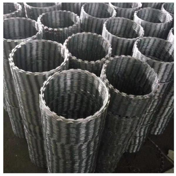 Galvanized Steel Linear Razor Wire Mesh Fence for Anti-Climbing and Anti-Rust Barrier