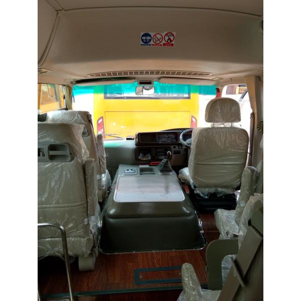 5 Manual Gears Coaster Transport Minivan / 15 Passenger Mini Bus Van Aluminum