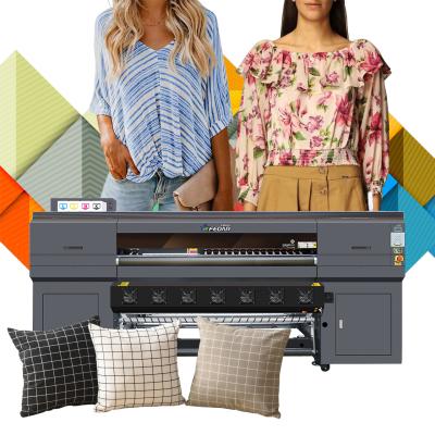 1.9m Large Format 15 pcs printheads Textile Sublimation Machine Printer for hats/swimwear/plush toys/flags