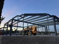 Structure en acier haute performance Fabrication Construction ASTM Résistant aux intempéries