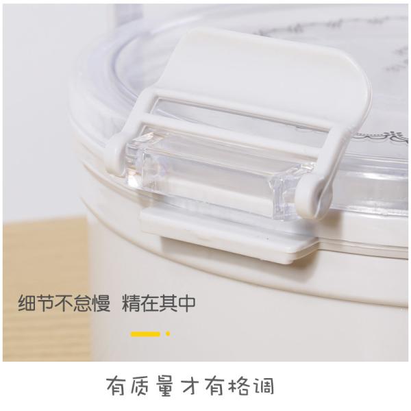 Childrens Thermal Insulated Plastic Lunch Box With Rice Crisper