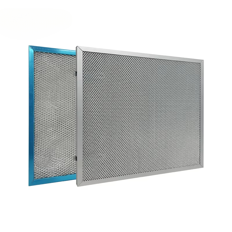 Washable Aluminium Mesh Range Hood Filter with Customized Size to Prevent Grease