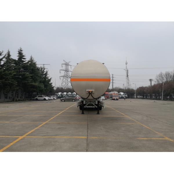 32100/31800 KG Rated Load Mass CIMC LINYU 8*4 Aluminum Alloy Liquid Fuel Tanker Trailer
