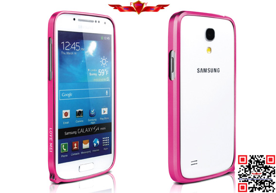 Fashion Design Ultra Thin 0.7MM Aluminum Bumper For Samsung Galaxy S4 Mini Multi Color
