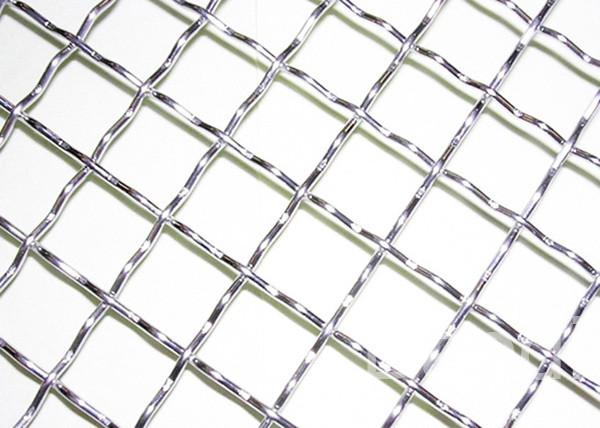 Stainless Steel Crimped Wire Mesh Roll With Firm Structure / Alkali Resistant