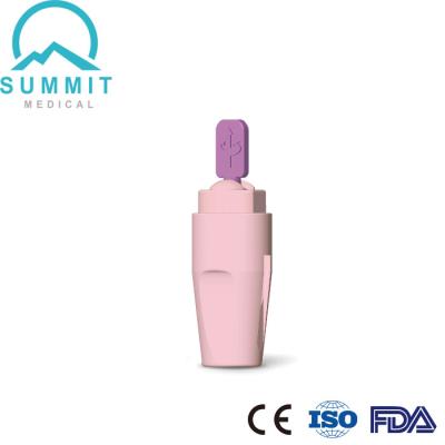 Mini Clinical Safety Blood Lancets com a auto agulha retrátil 28G 30G