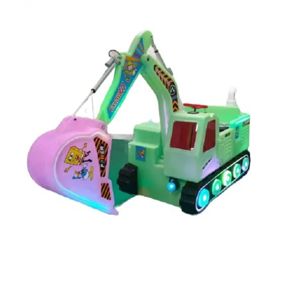 Les installations de loisirs pour enfants montent sur des jouets électriques 24V Voiture avec modélisation d'excavatrice