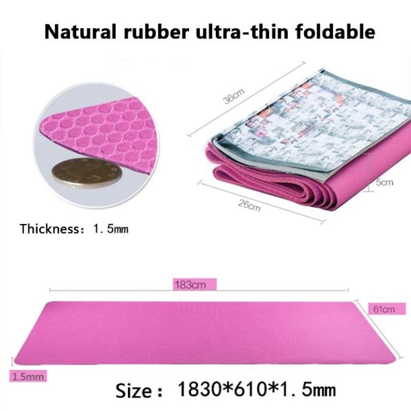 Folding travel yoga mat, Ultra-thin Travel Mat, Ultra light foldable yoga mat,Colorful foldable Travel mat