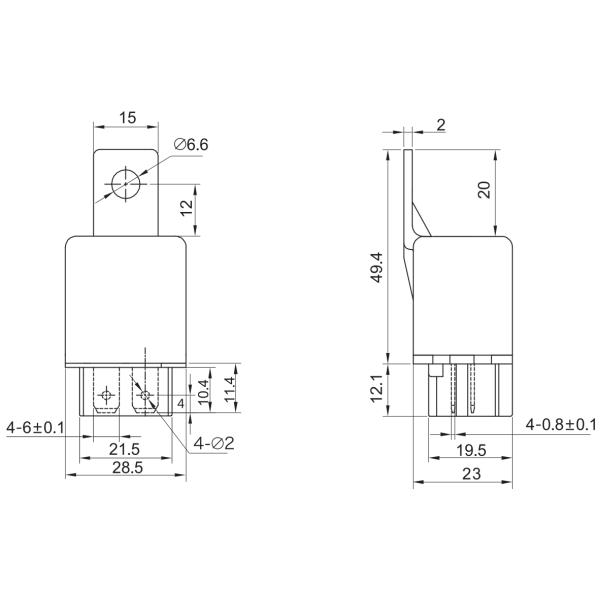 MB141967, MB183865, MB141969, LAND ROVER Mitsubishi RELAY 12V 30A