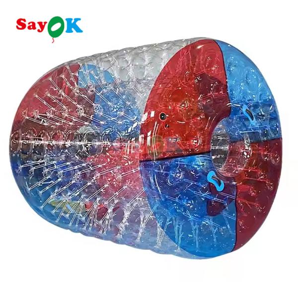 Sayok Boule à rouleaux gonflable à bulle Zorb Pvc Boule à rouleaux d'eau transparente pour les sports nautiques en plein air