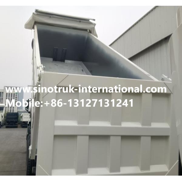 30 - 40 Tons RHD 10 Wheels Tarpaulin Sinotruk Howo 6x4 Tipper Truck For Construction